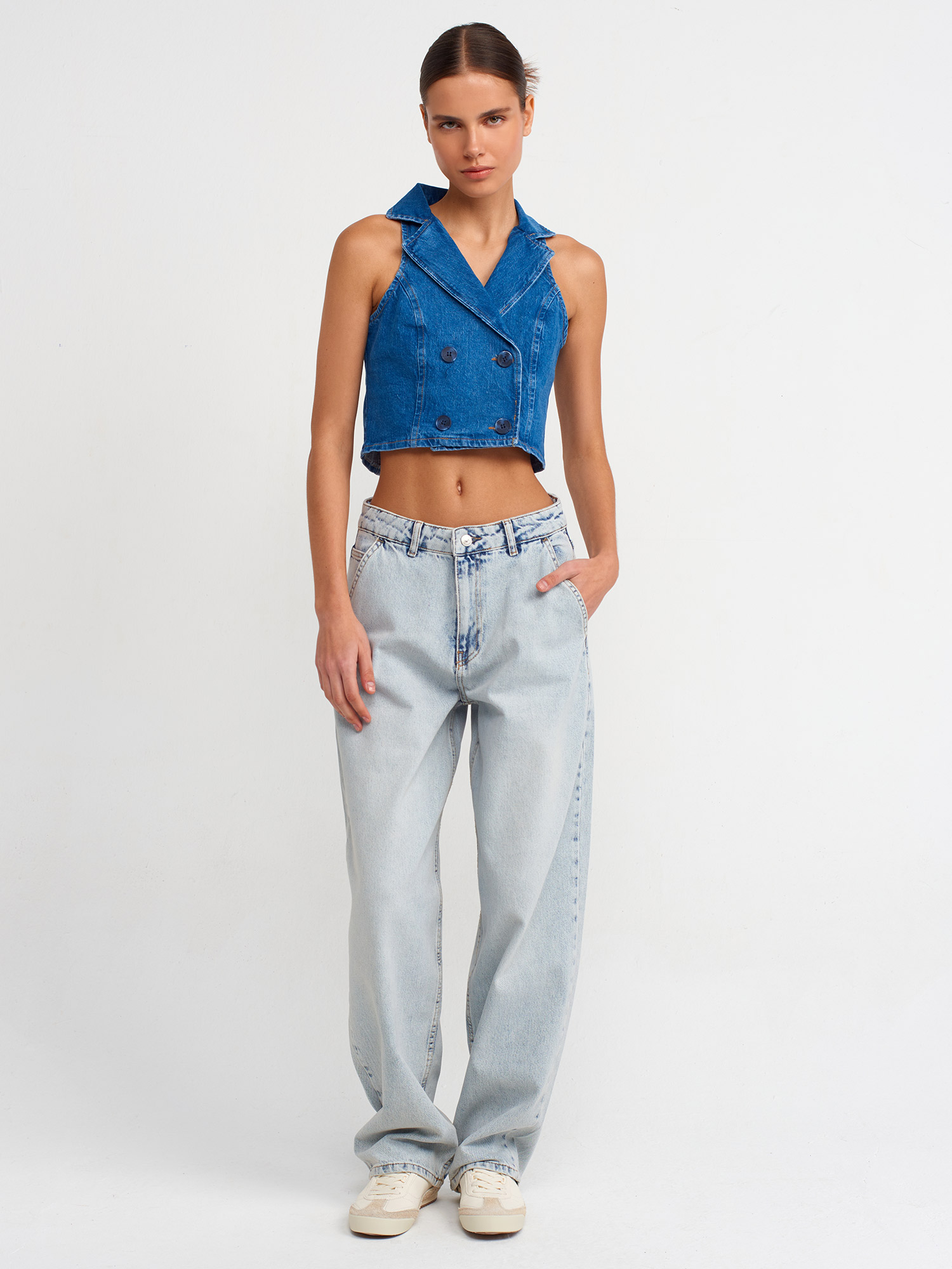 71431 %100 Pamuk Chino Cepli Baggy Pantolon
