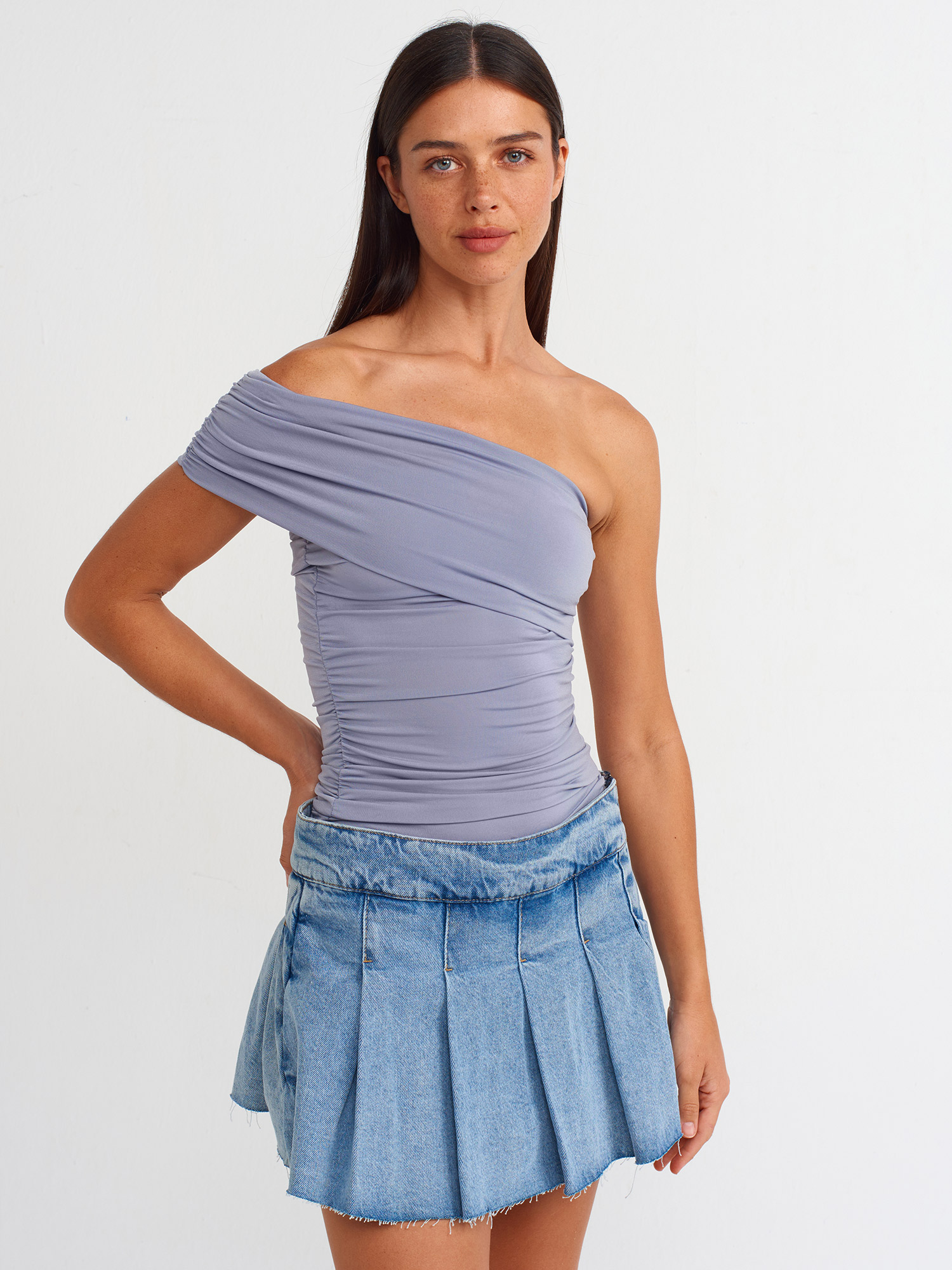 31090 Asimetrik Bluz